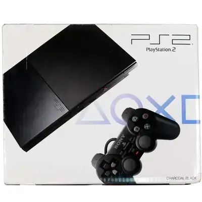 Sony PlayStation 2 Slim Console SCPH-9004 CB PAL – Charcoal Black – New Sealed