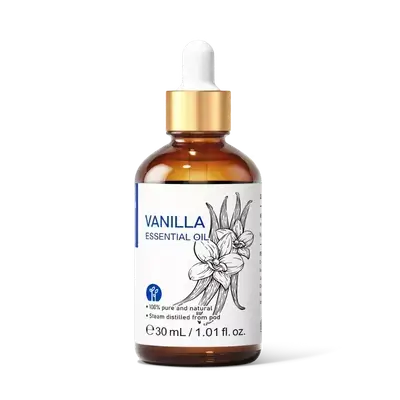 HIQILI Vanilla Essential Oil, 100% Pure Natural - 30ml/1 FL OZ