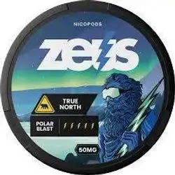 zeus true north polar blast 50mg nicopads