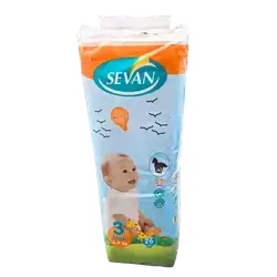 Sivan Diapers No. 3, 26 pieces