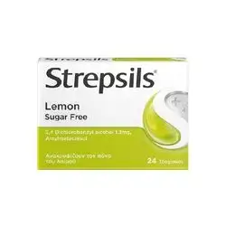 Strepsils - Lemon Sugar Free Lozenges