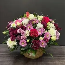Basket of Mixed Flowers
