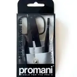 Promani black manicure set