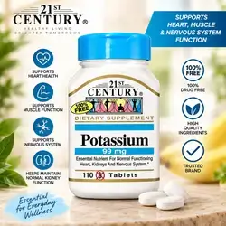 21st Century Potassium 99 mg – 110 Tablets