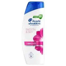 Head & Shoulders shampoo smooth and silky, 400 ml head and shoulders anti dandruff shampoo smooth and silk//شامبو هيد آند شولدرز ناعم وحريري، 400 مل شامبو هيد آند شولدرز مضاد للقشرة ناعم وحريري