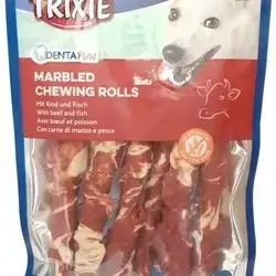Trixie Marbled Chew Sticks With Steaks And Fish 6 Count 70 Grams
