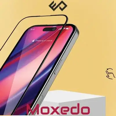 Moxedo Ultra Shield Premium Tempered Glass Screen Protector 9H Hardness HD Clear for iPhone 17 Pro Max 6.9-inch 2025 Full Coverage with Easy Auto-Align Applicator & Case-Friendly Curved Edges