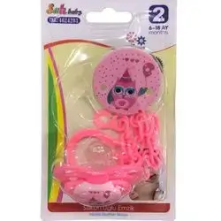feeding pacifier 2 wide for six to eighteen months
