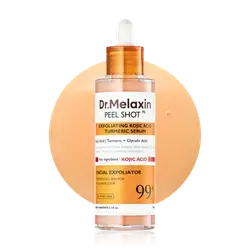 Peel Shot Exfoliating Kojic Acid Turmeric Serum 99+ 80ml _ Dr. Melaxin