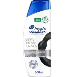 Head & Shoulders Hairfall Defense Anti-Dandruff Shampoo For Men 600ml