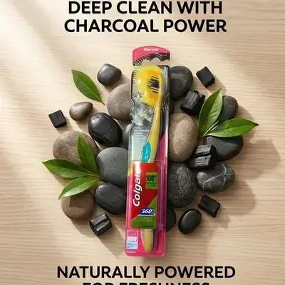 Colgate 360 Charcoal Toothbrush 100%