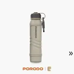 Porodo OneGear with 5000mAh Power Bank with Flashlight & Lighter - Khaki