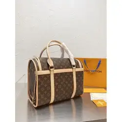 E147 Pet Carrier Bag (Brown/Black)