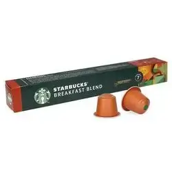 Starbucks® by Nespresso Breakfast Blend Capsules – Intensity 7 – 10 Capsules
