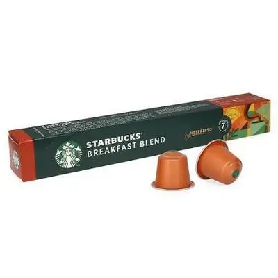 Starbucks® by Nespresso Breakfast Blend Capsules – Intensity 7 – 10 Capsules