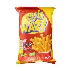 Wazy Tomato Ketchup Sticks Snaks 30 Gm