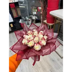 Rose With Red Wrapping