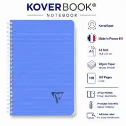 Notebook,french , A5 Size,180 pages.