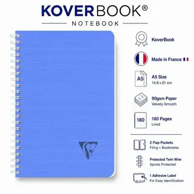 Notebook,french , A5 Size,180 pages.