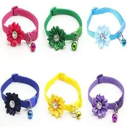 Flower Cat Collars - Six Colors