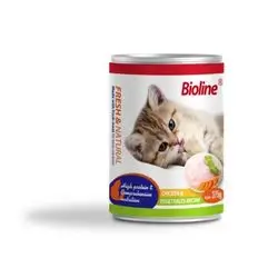 Bioline chicken vegetables recipe Can for Pet 375g and 85g
