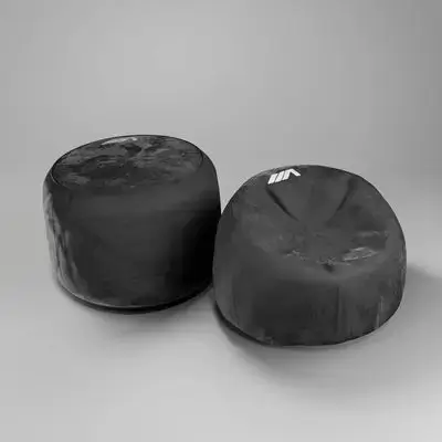 Premium Black Bean Bag Chair (90x60cm)
