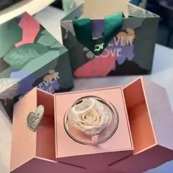 Flower box for ever special for ring