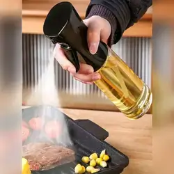 300ml Pump Spray Oil Bottle, Household Seasoning Bottle,