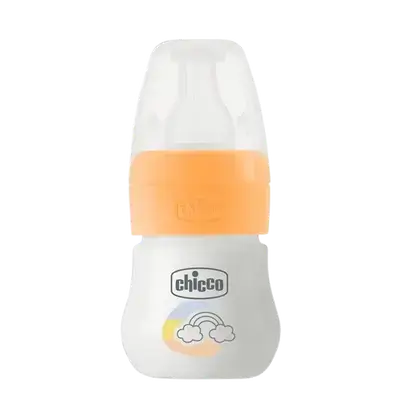 Micro Biberon Feeding Bottle 0m+ Orange 60ml _ Chicco