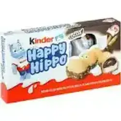 Kinder Happy Hippo Cocoa Flavoured Cream FIlled Biscuits 5 pk