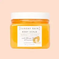 sunday rain body scrub (mango + coconut)