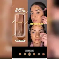 SHEGLAM Sun Beam Matte Liquid Bronzer- Shade:  Golden Sun