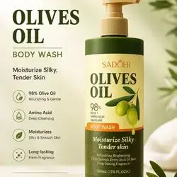SADOER Olives Oil 98% Moisturizing Body Wash (500ml)