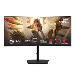 GAMEON GOC34WQHD180VA Spectra Pro Series 34" WQHD, 180Hz, MPRT 0.5ms HDMI 2.1 - Black
