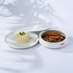 Beef Tajin With Vegetable & Rice