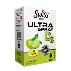 swiss Bork , Ultra spray D3 , lime flavor 20ml