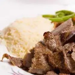 Meat Gass With Rice