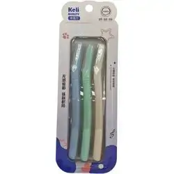 Keli Beautiful & Quality Eyebrow Razor - 3 Pieces