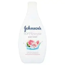 JOHNSON'S Soft & Energise With Watermelon & Rose Scent Shower Gel//جل استحمام برائحة البطيخ والورد