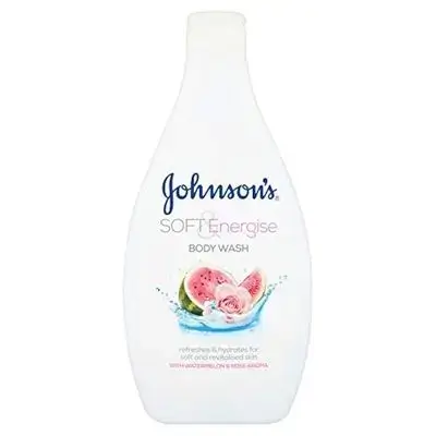 JOHNSON'S Soft & Energise With Watermelon & Rose Scent Shower Gel//جل استحمام برائحة البطيخ والورد