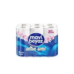 Mavi Beyaz Paper Towel 6 Roll