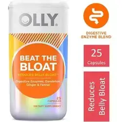 OLLY. BEAT THE BLOAT 25 CAPSULES