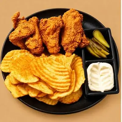 Half Broasted Meal 4 Pieces
