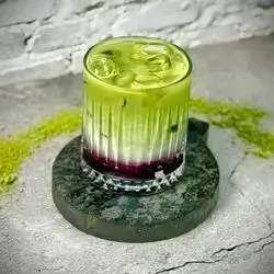 Ice Matcha Blueberry