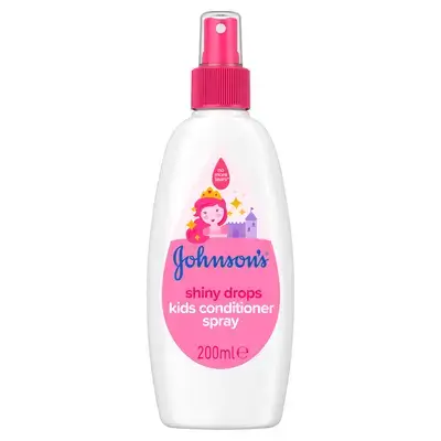 بخاخ بلسم جونسون بيبي القطرات اللامعة للصغار//Johnson's Kids Shiny Drops Spray Conditioner, 200ml