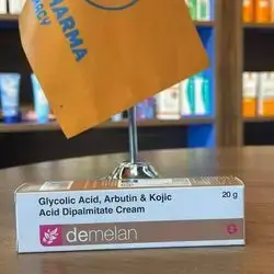 demelan ( glycolic acid , arbutin , kojic acid ) cream 20g