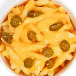 French Fries With Cheese And Jalapeno