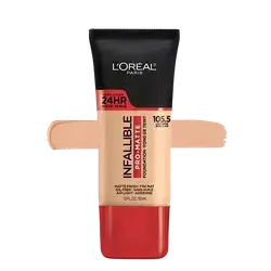 INFALLIBLE Pro-Matte Oil-Free Up To 24HR Foundation 105.5 LIGHT BEIGE 30ml _ L'OREAL PARIS