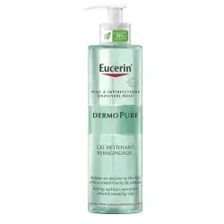جل منظف للوجه ديرموبيور من يوسرين - 400 مل/Eucerin Dermopure Cleansing Gel 400ml