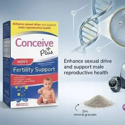 Conceive Plus Men's Fertility Support - 60 Vegetarian Capsules